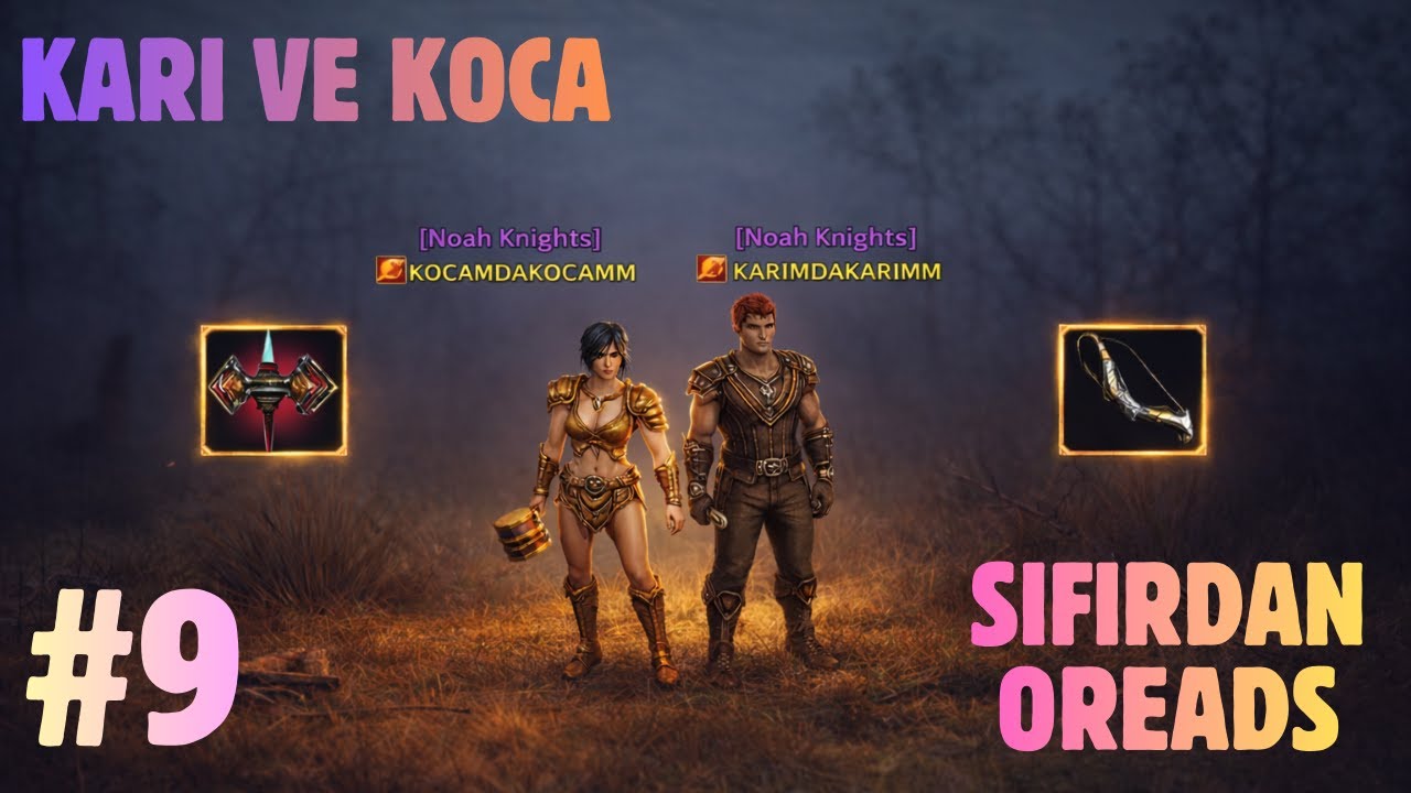 KARI KOCA SIFIRDAN OREADS! - YAYIN KESİTLERİ #9 #knightonline