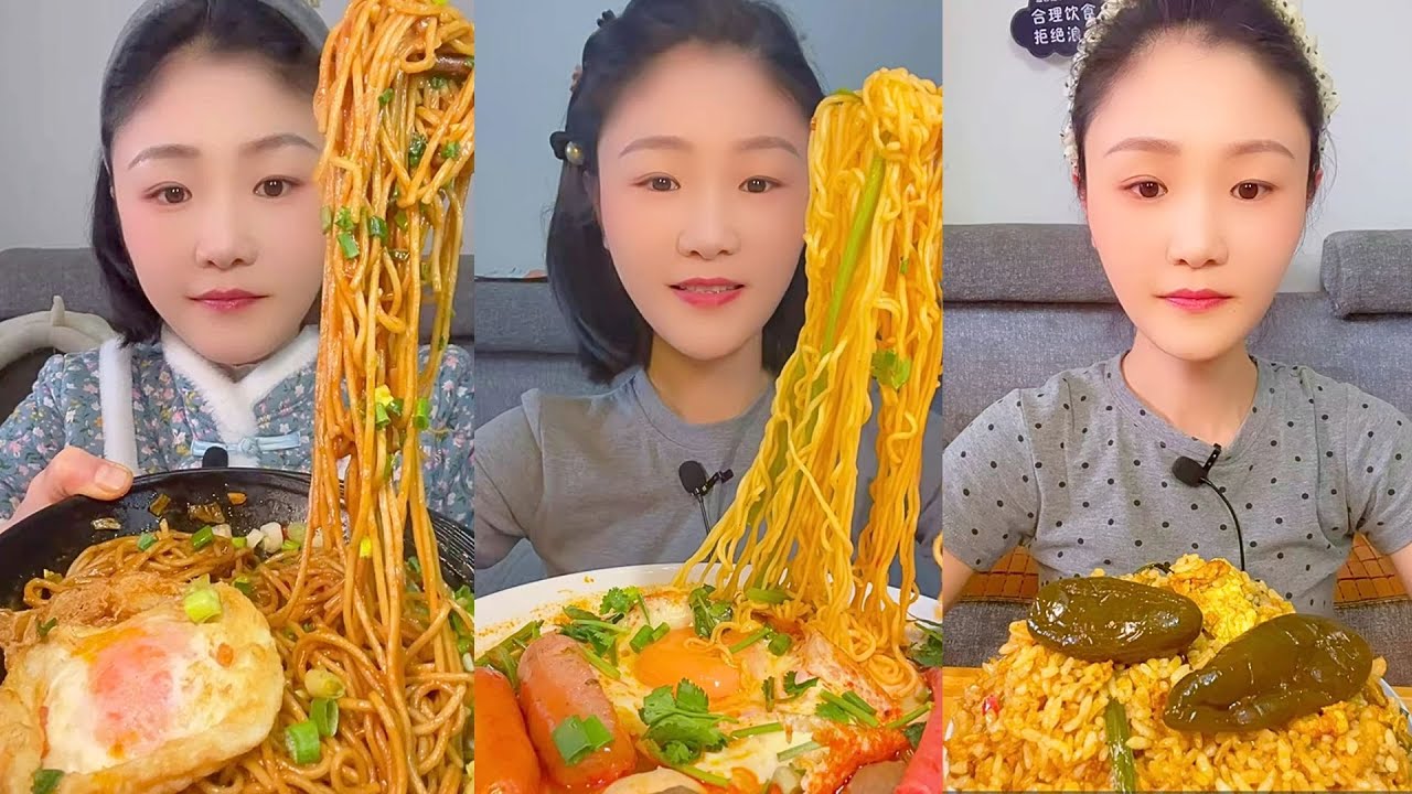 1 Hour ASMR Mukbang | Satisfying Eating Sounds for Sleep, Relaxation & Study #1088