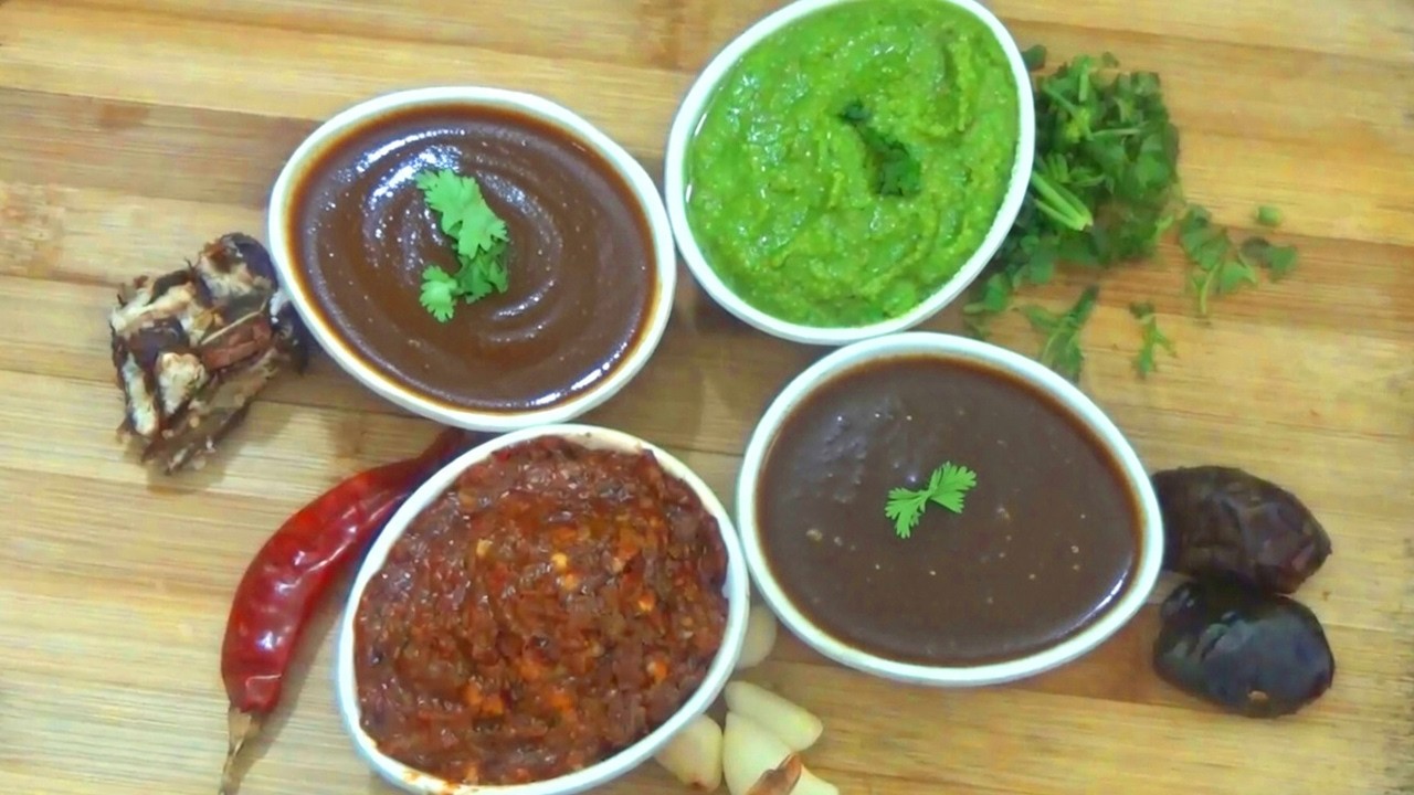 4 Instant Chutneys in One Video! 😱 | Secret Chutney Recipes Street Vendors Use! 🤫