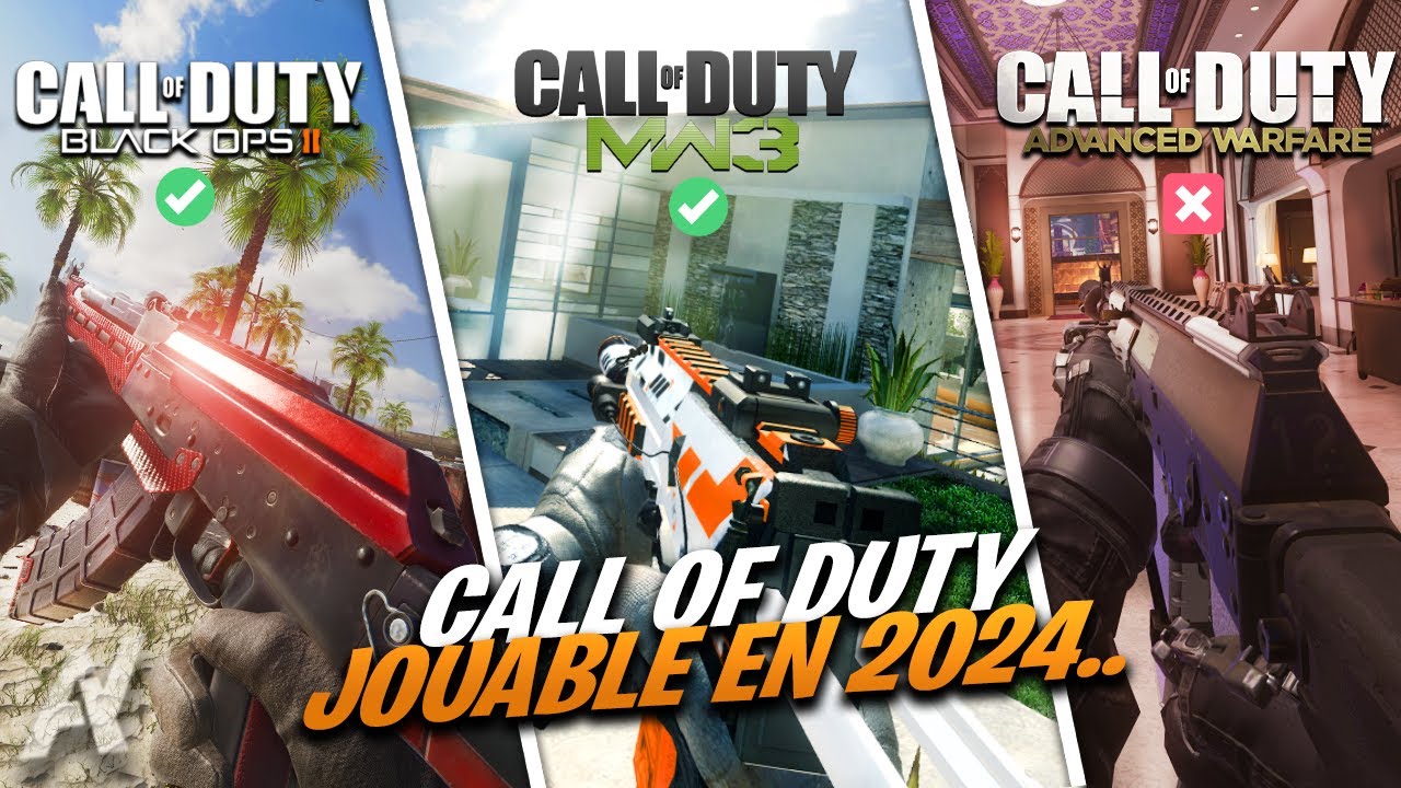 Quels Call of Duty sont encore JOUABLE en 2024 ?