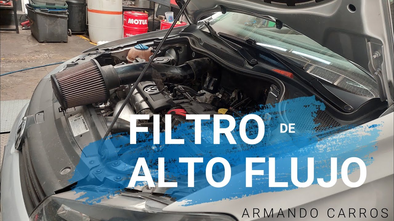 Filtro de Alto Flujo COMPARATIVA en el DYNO, K&N filtro Conico y de remplazo VW | Armando Carros