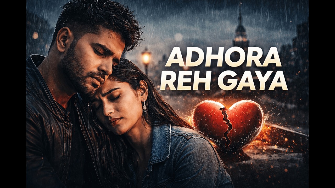 Adhora Reh Gaya 💔 | When Someone Leaves | Emotional Sad Music Video#music #emotionalsong 