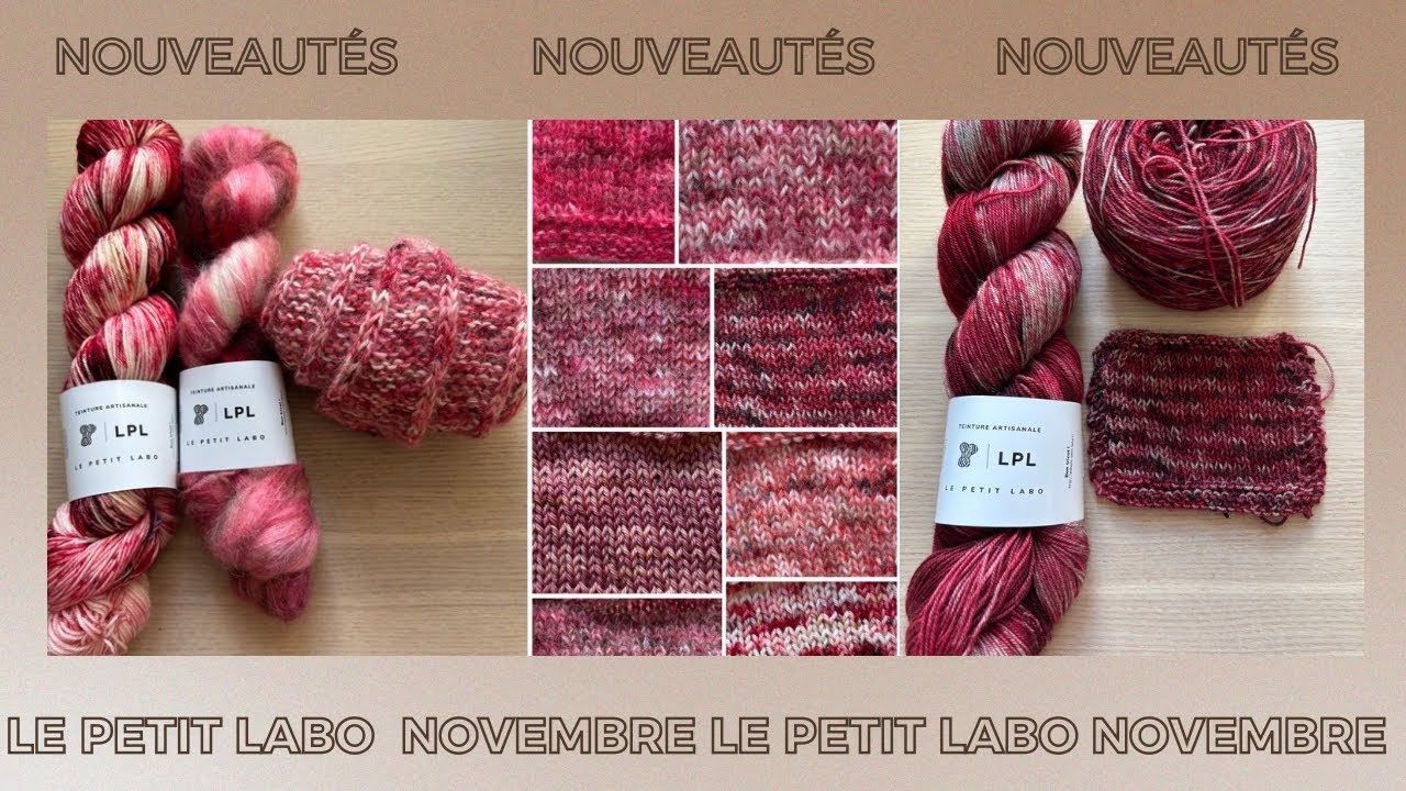 LE PETIT LABO : Les nouveautés de NOVEMBRE (Baiser d’hiver, Ambre rose, kits minis, Singuliers…)