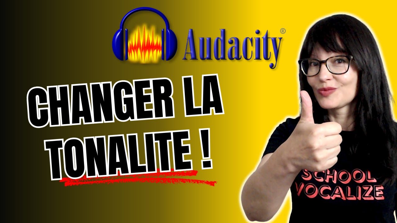 Changer la TONALITE d'une chanson avec AUDACITY !  [Mise à Jour] 😃
