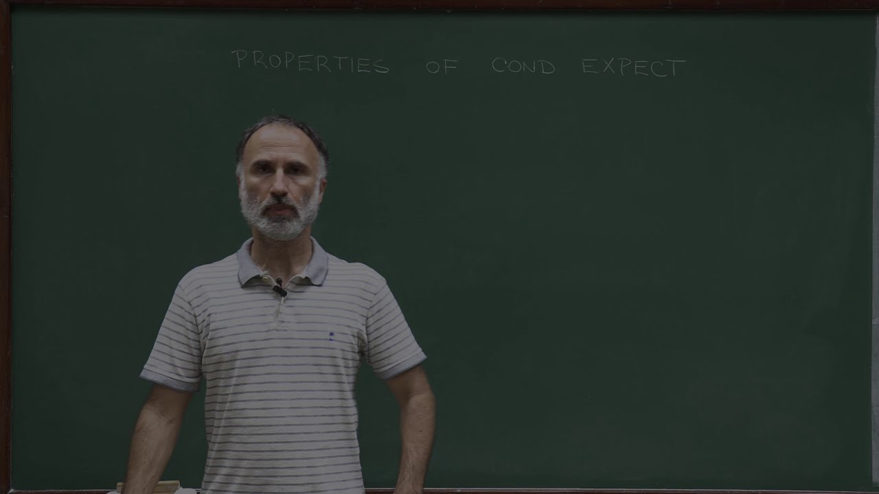 Master Program: Probability Theory - Lecture 25: Properties of conditional expectation