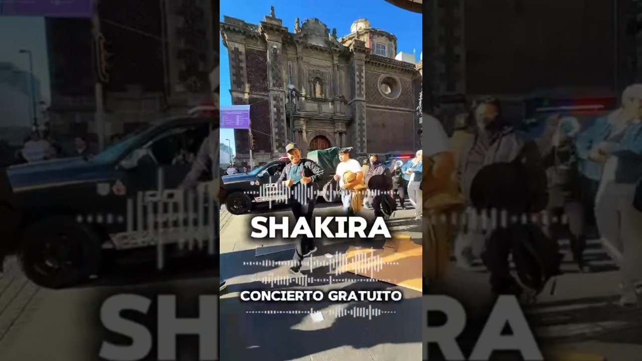 En tan solo unas horas, arrancar&aacute; el concierto gratuito de #Shakira en el Z&oacute;calo. 🎶🌆
