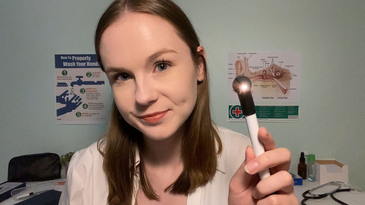 ASMR Ear Exam & Hearing Test (Doctor Roleplay)