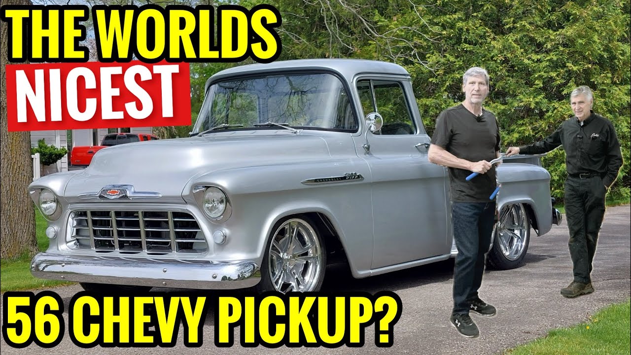 IS THIS THE WORLDS NICEST 1956 CHEVY PICKUP? BEAUTIFUL RESTOMOD 