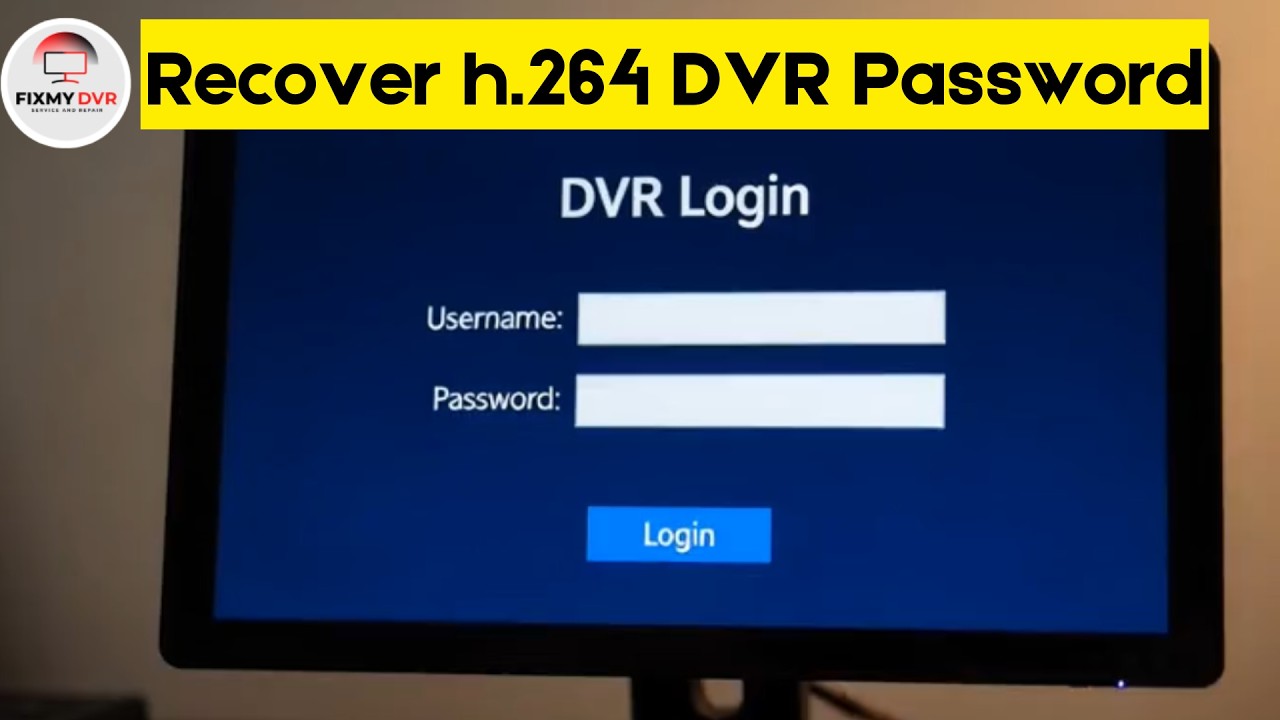 Как сбросить пароль видеорегистратора H.264 с помощью инструмента FixMyDVR (100% рабочий метод, 2...