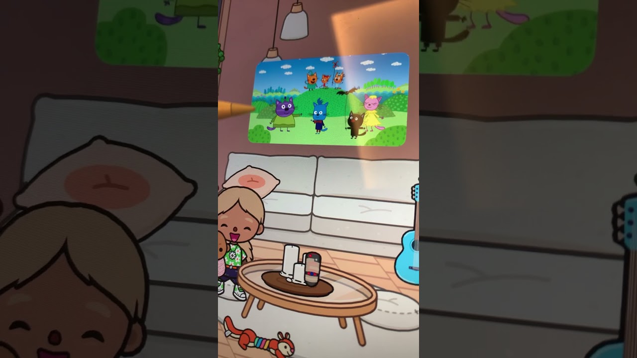 How to make a movie on Toca Boca TV! 📺🎧🤍 #рек #toca #tocaboca