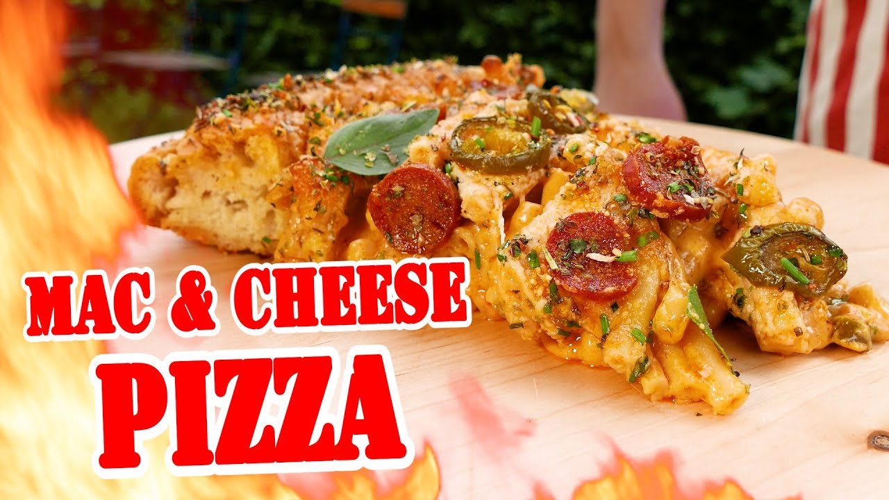 XXL Mac & Cheese PIZZA - BBQ Grill Rezept Video - Die Grillshow 296
