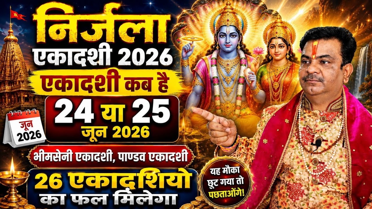 एकादशी कब है 2026 Ekadashi kab hai | Ekadashi June 2026| gyaras Kab Ki Hai | #ekadashi kab ki hai