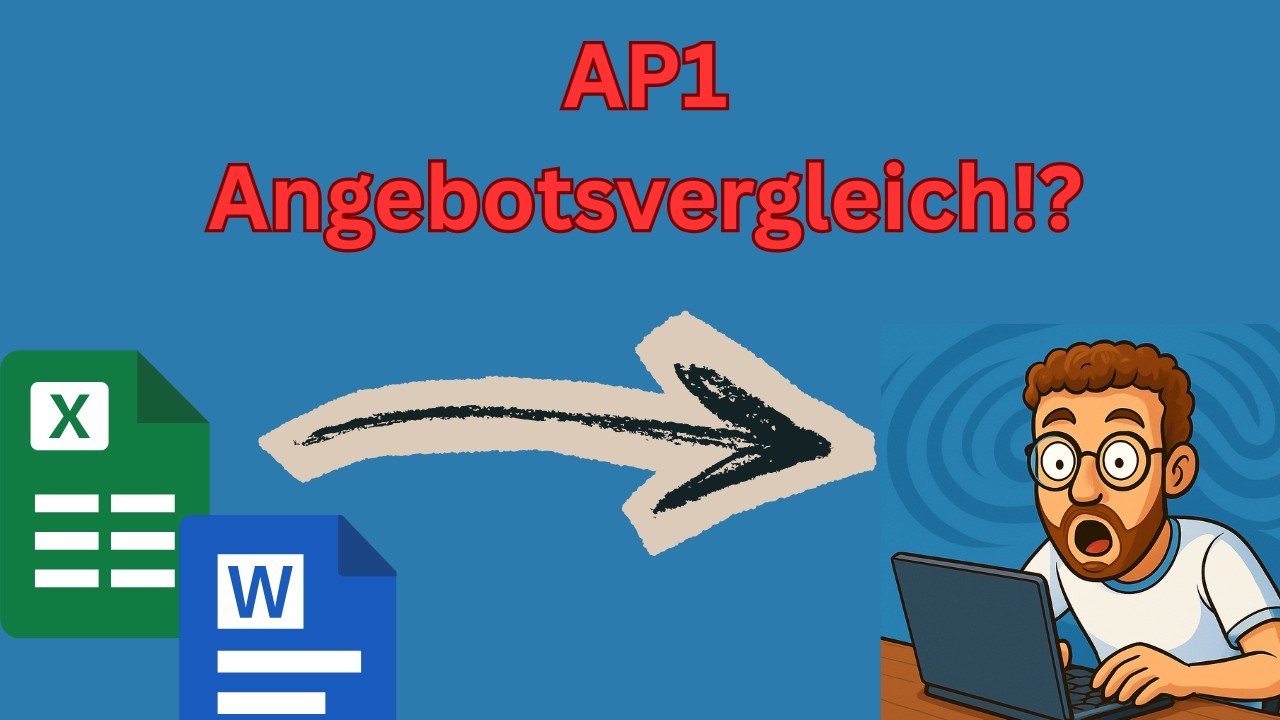 Angebotsvergleich AP1 #büromanagement #excel #ihkprüfung #ihk