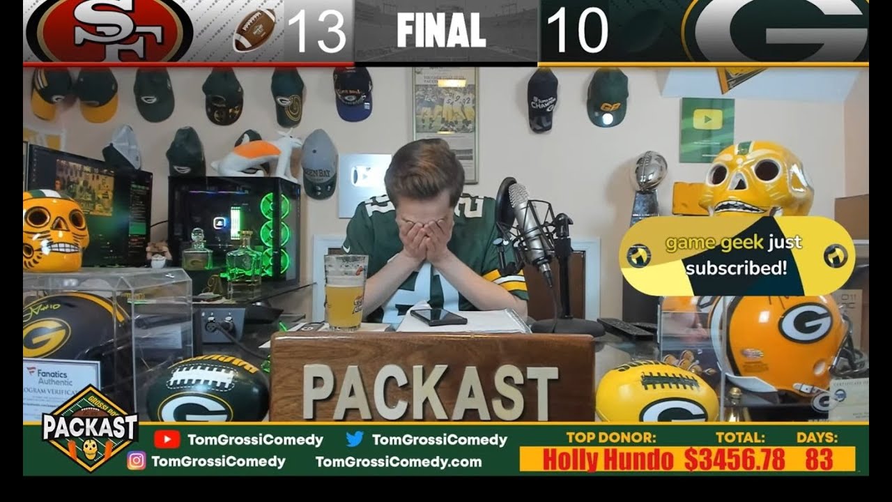 More Tom Grossi Funny Reactions to Packers Failure