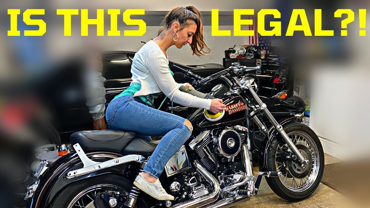 HARLEY DYNA BUILD PT.1- DETAIL & STRIPPING PARTS