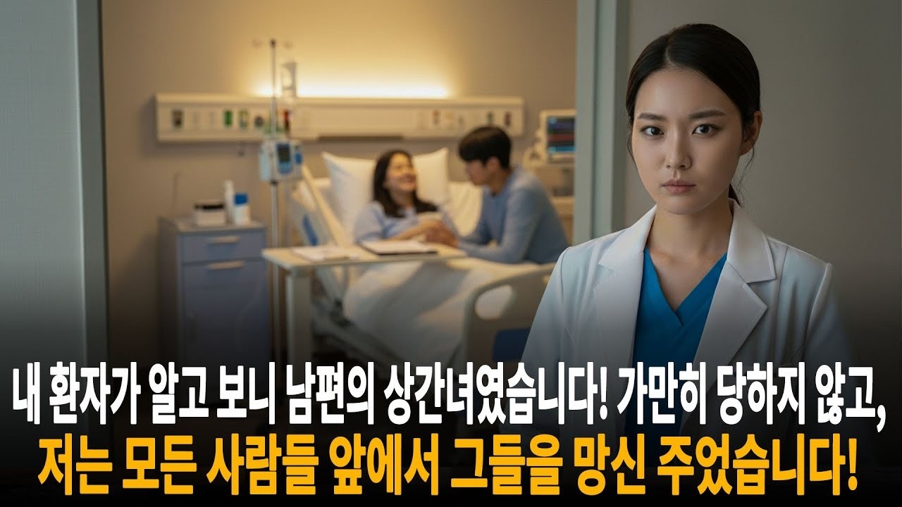 내 환자가 알고 보니 남편의 상간녀였습니다! 가만히 당하지 않고, 저는 모든 사람들 앞에서 그들을 망신 주었습니다!ㅣ황혼연애ㅣ노후사연ㅣ재혼