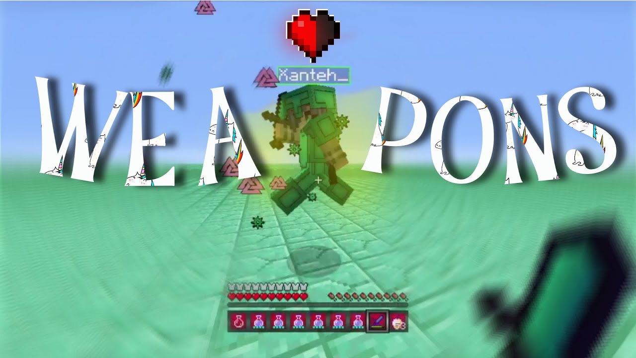 Minecraft PS3 1.8 Montage - Weapons