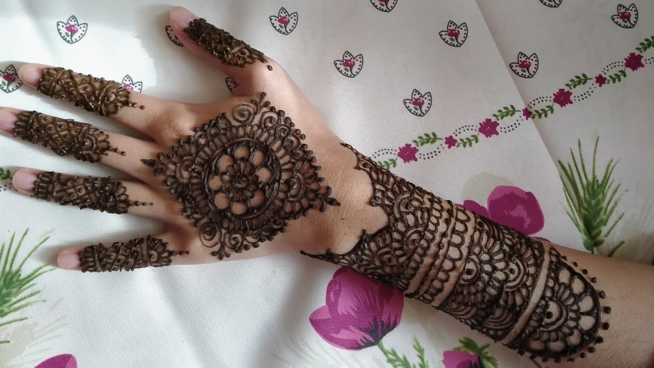 #hennadesign ||Mandala art henna and finger design
