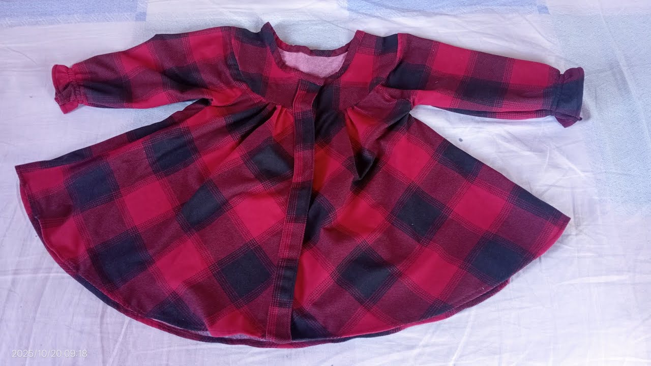 Cutting video for making baby dress . ফেলালিন কাপড়  বেবি ড্রেস তৈরির কাটিং ভিডিও#felalinefebric