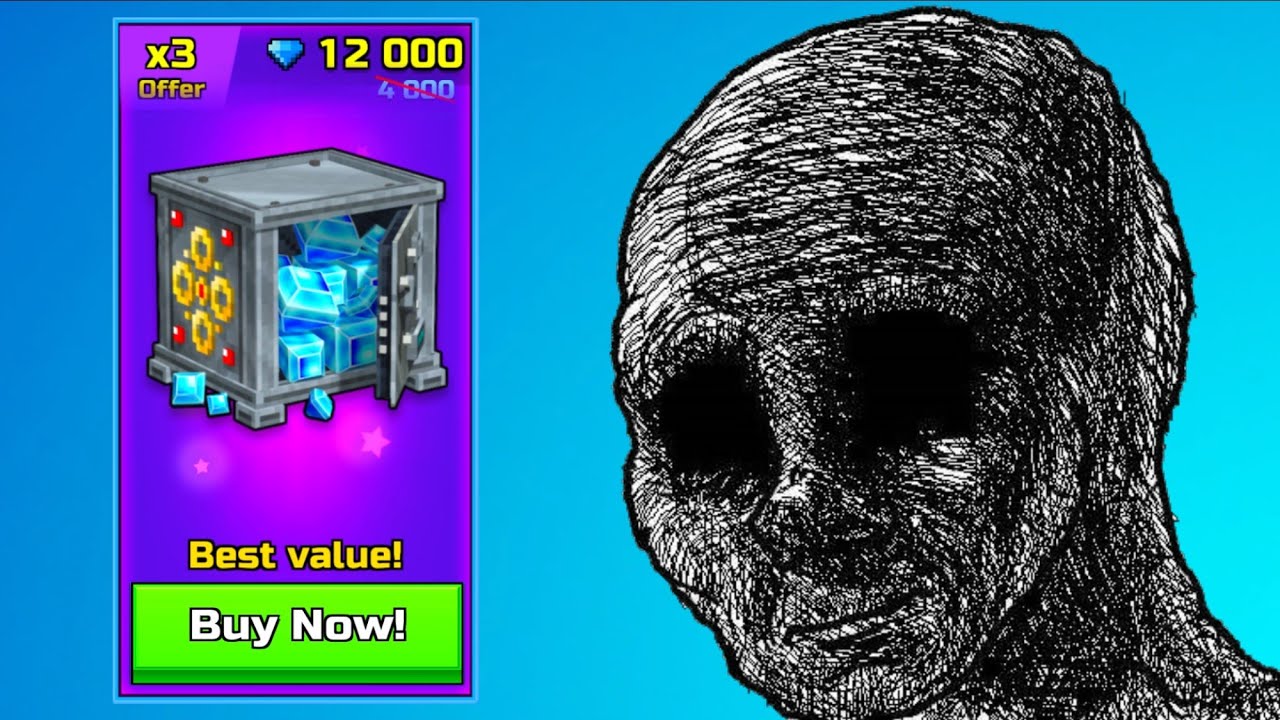 Pixel Gun 3D steals ur money smh
