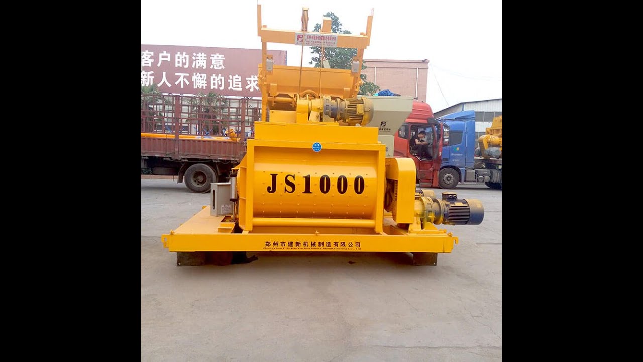 8.Twin Shaft Concrete  Mixer