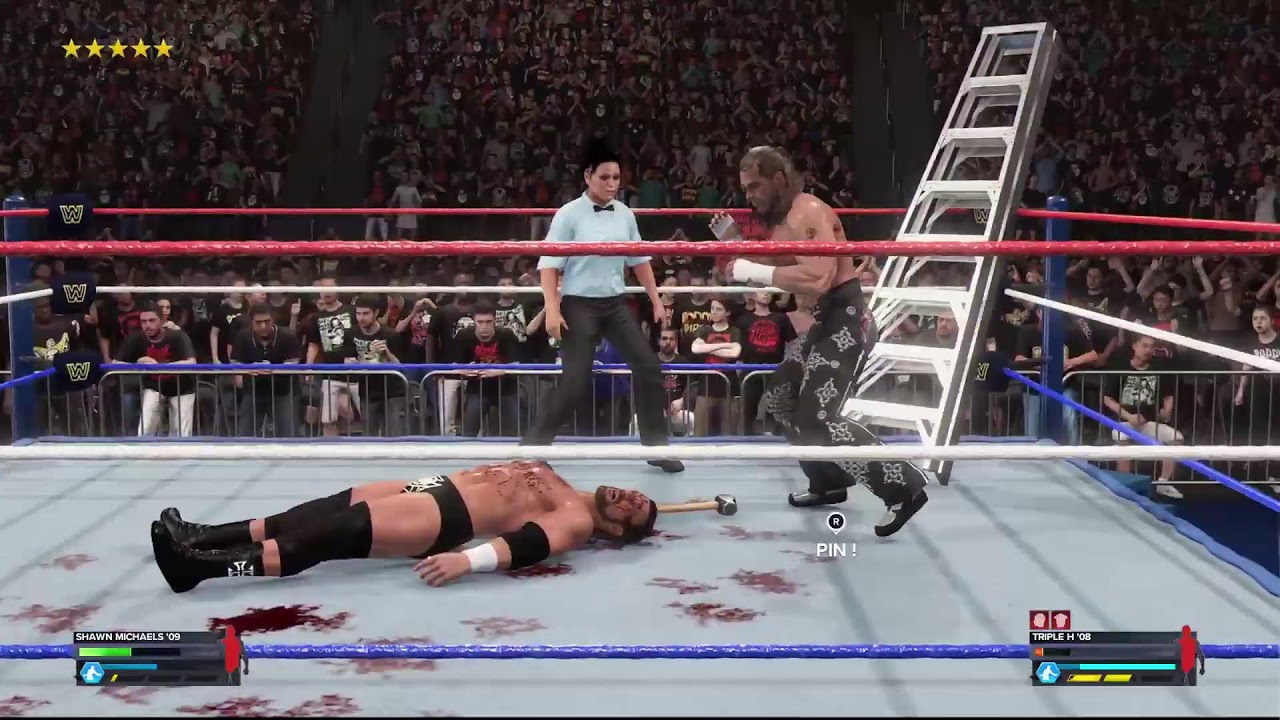 Shawn Michaels vs Triple H - Extreme Rules match PS5 Gameplay