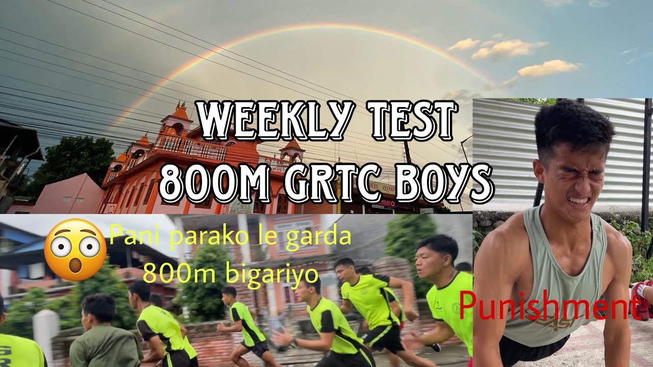 Weekly Test 800m RI-26/27🇬🇧⚔️🇸🇬