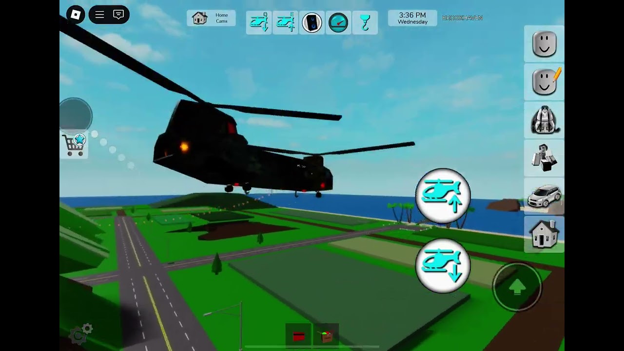 Another video Controlling military helicopter from Brookhaven￼