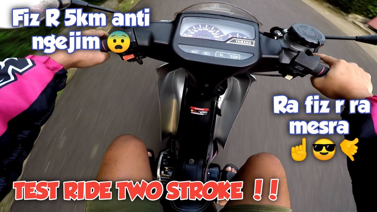 TEST RIDE FIZ R 5KM !! Speknya nggilani 😨