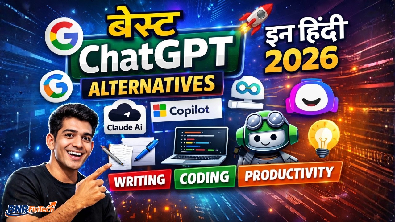 Best ChatGPT Alternatives 2026 in Hindi | Top AI Tools for Writing, Coding & Productivity
