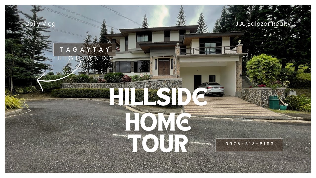 Tagaytay Highlands Hillside House & Lot #home #vacation #realestate #golf #nature #mountains  #fyp 