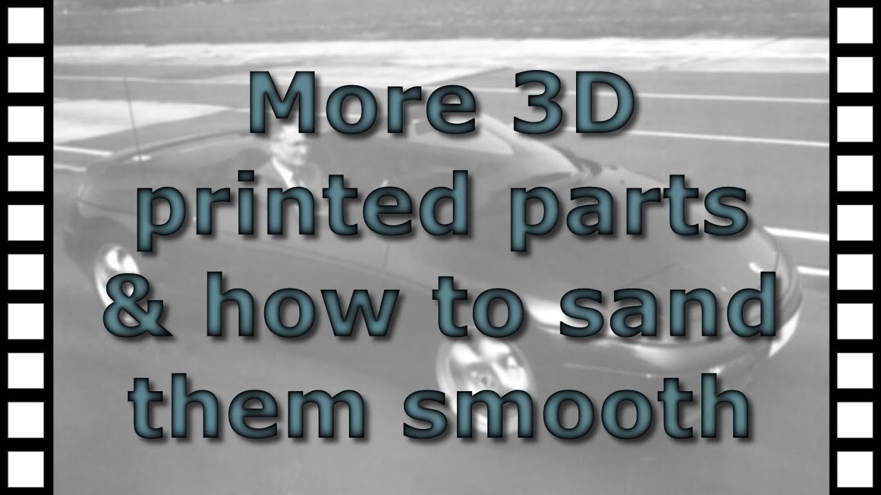 More 3D printed parts for the Elan M100 and how to polish ABS prints to a smooth lustre