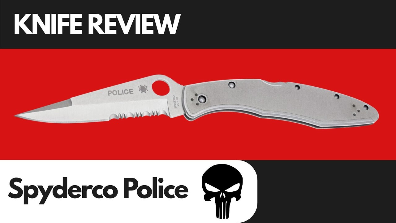 Spyderco Police part serrated