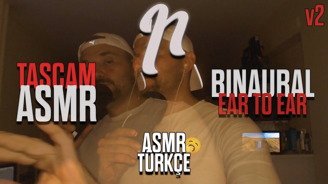 TÜRKÇE ASMR | TASCAM v2.0 - YOĞUN TETİKLENME - FISILTI #türkçeasmr #asmreartoear #tascamasmr