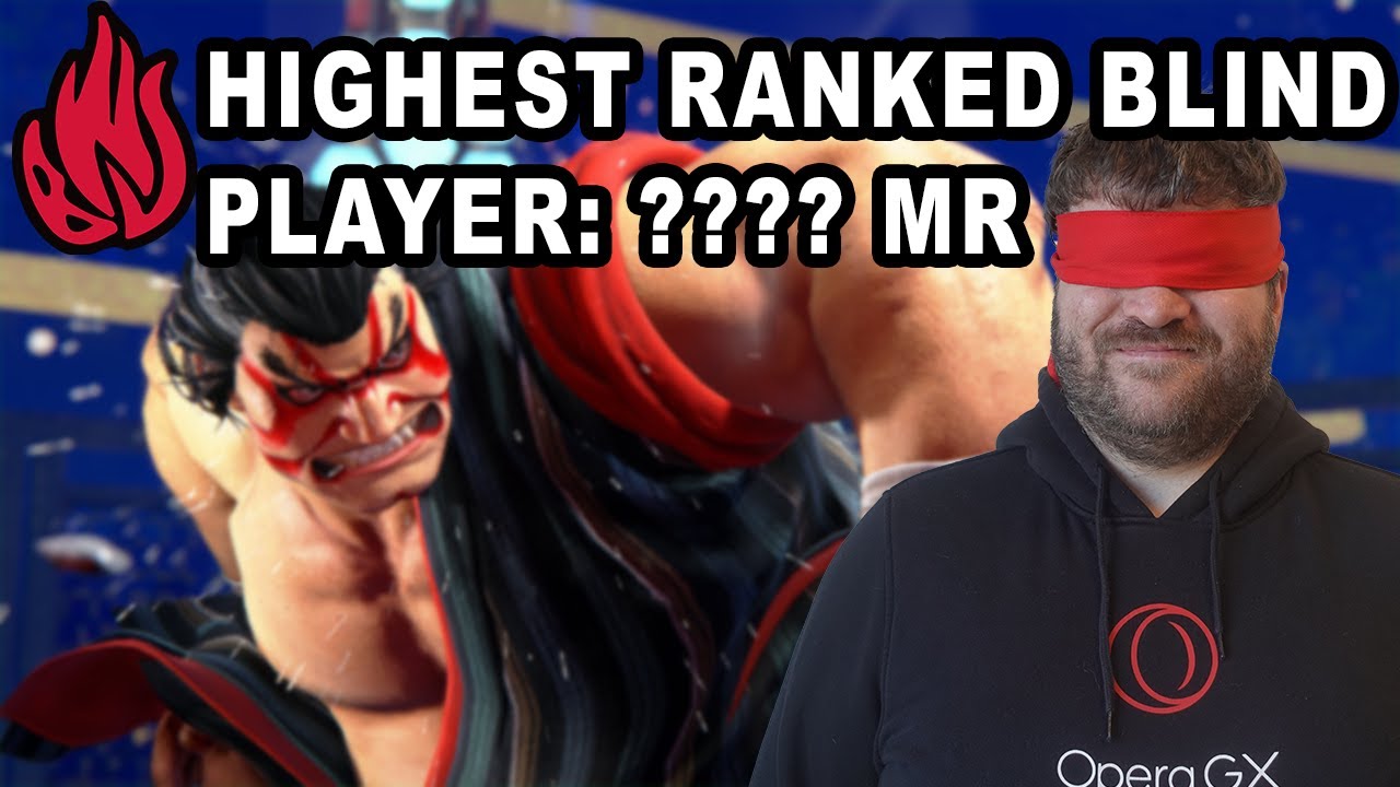 The Highest Ranked Blind Street Fighter 6 Player: BlindWarriorSven!