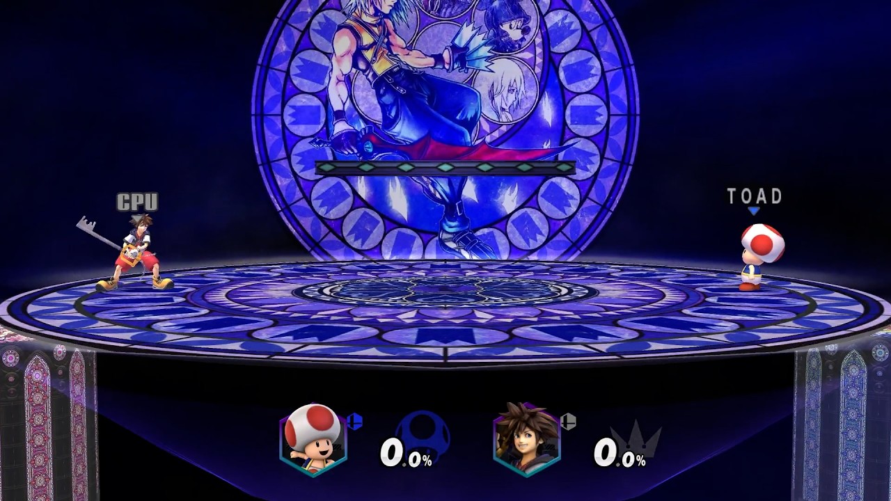 Super Smash REX - Toad vs Sora [Lvl 9 CPU, No Damage, No Turnip, No Grab, No Shield]