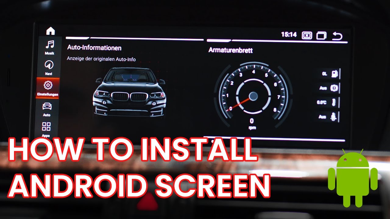 Android Einbauanleitung für 5er BMW E60/E61 (CCC/CIC)