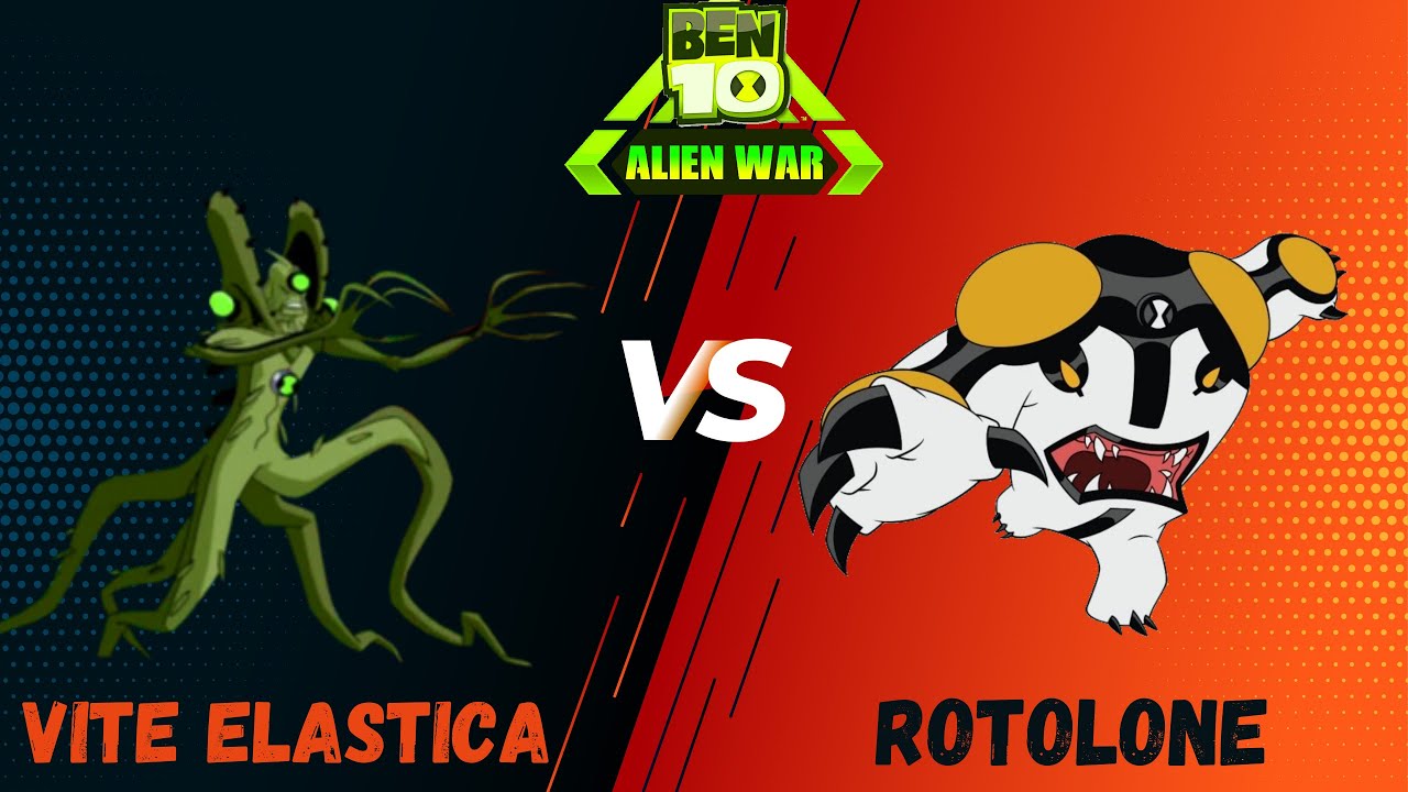 Ben 10 - Rotolone vs Vite Elastica Alien War (ITA)