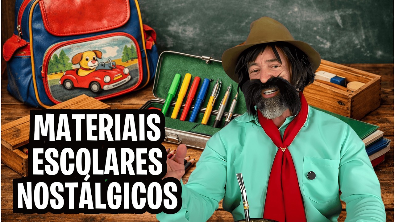 MATERIAS ESCOLARES NOSTÁLGICOS - PROGRAMA BAGUAL DO GAUDÊNCIO