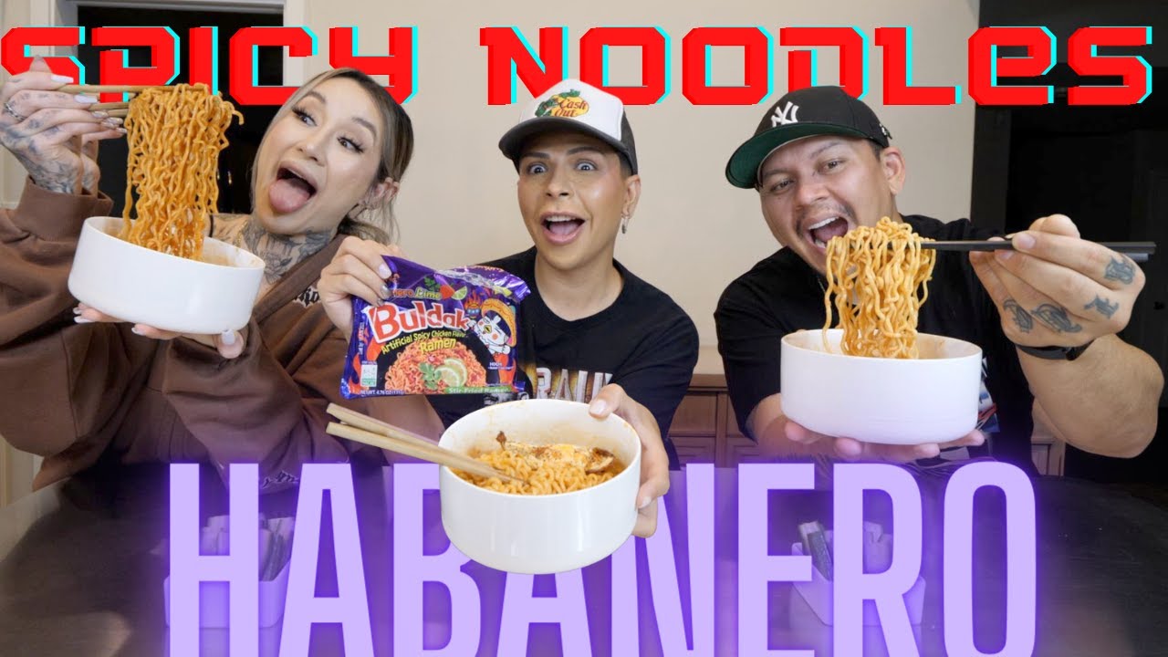 Habanero Lime SPICY NOODLE MUKBANG with @cassieeMUA