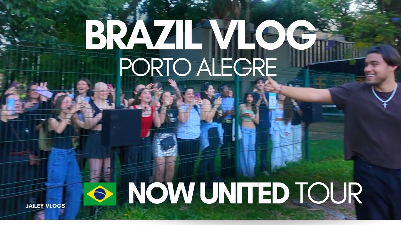 NOW UNITED 🇧🇷 За кулисами, встреча с фанатами и шоу в Порту-Алегри!! 😍Влог Бейли Мэй и Дженни