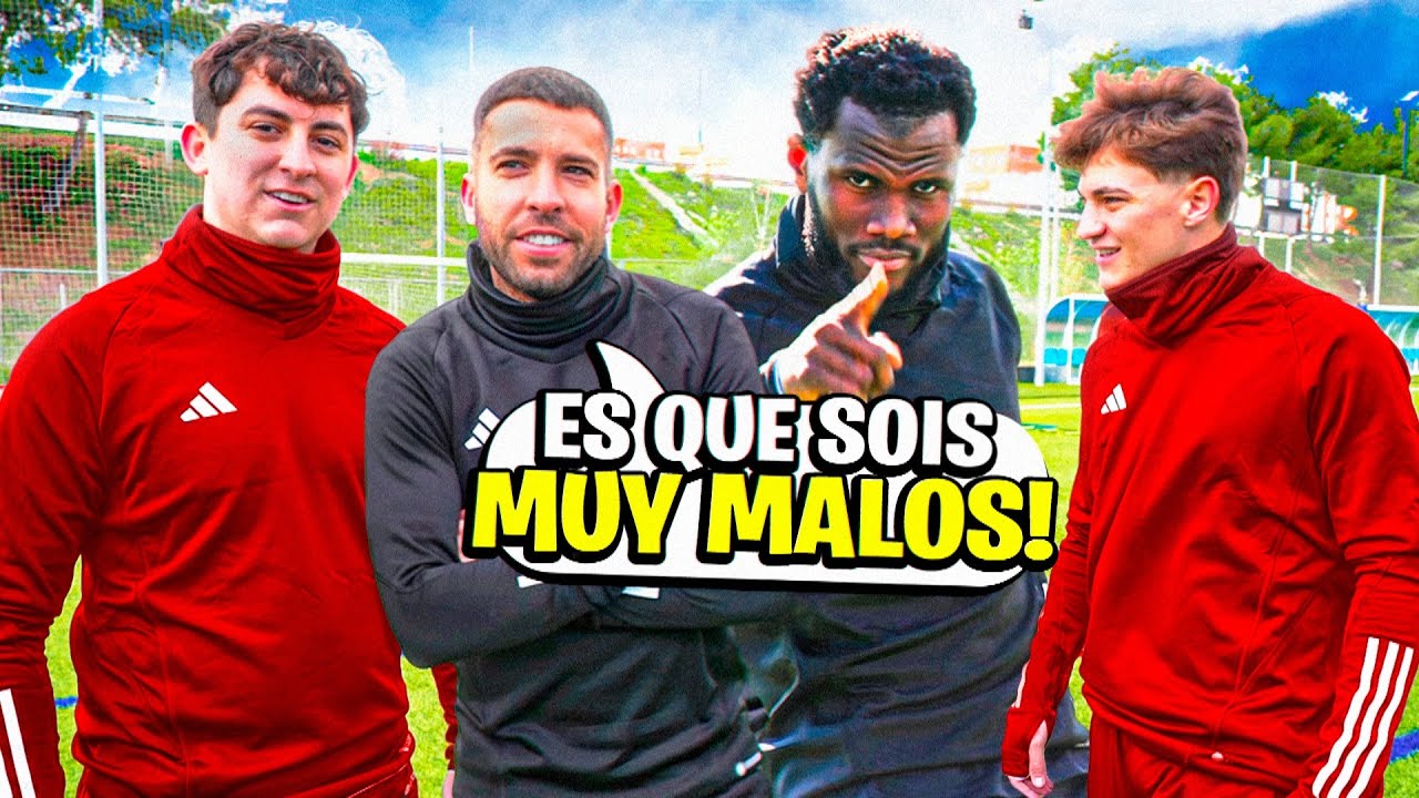 KESSIÉ y JORDI ALBA vs LOS BUYER *caño BRUTAL a ERIC*