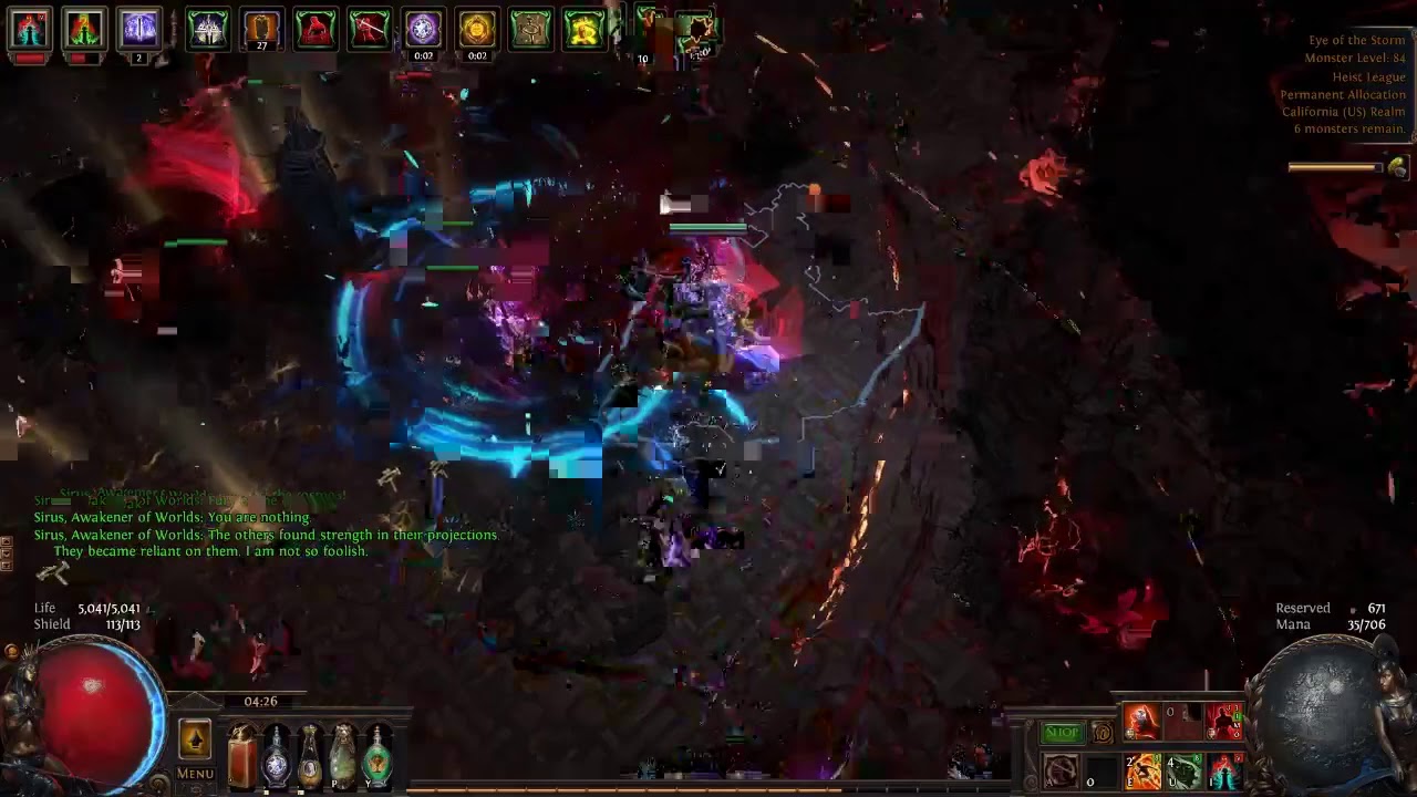 3.12 Heist League Perforate Gladiator - Sirus Awakener 8 Deathless
