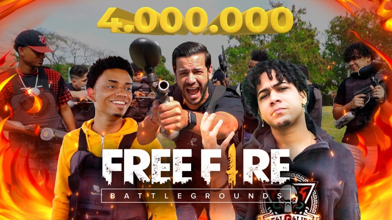 FREE FIRE EN LA VIDA REAL 🔥 THE NINO VS DOMIDIOS (ESPECIAL DE 4 MILLONES)