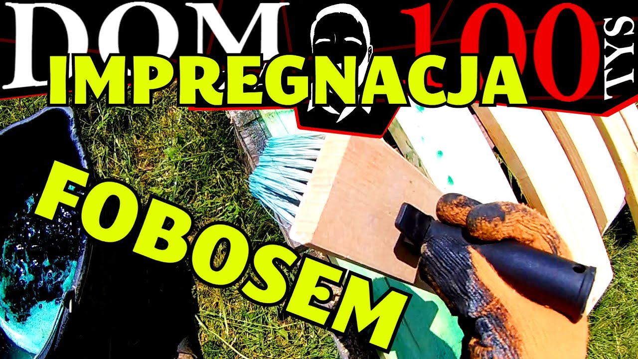 ►Impregnacja drewna konstrukcyjnego Fobosem M4. Jak go dozować i rozrobić? Dom za 100 tys #136