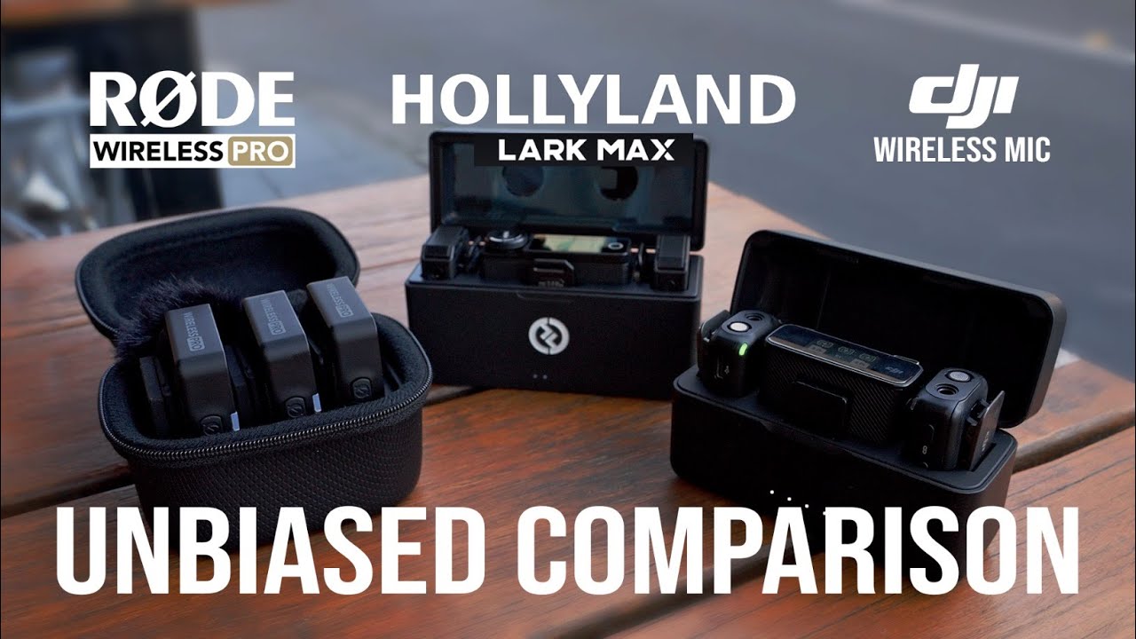 RODE Wireless Pro против DJI против HOLLYLAND LARK MAX — сравнение беспроводных микрофонов ULTIMATE