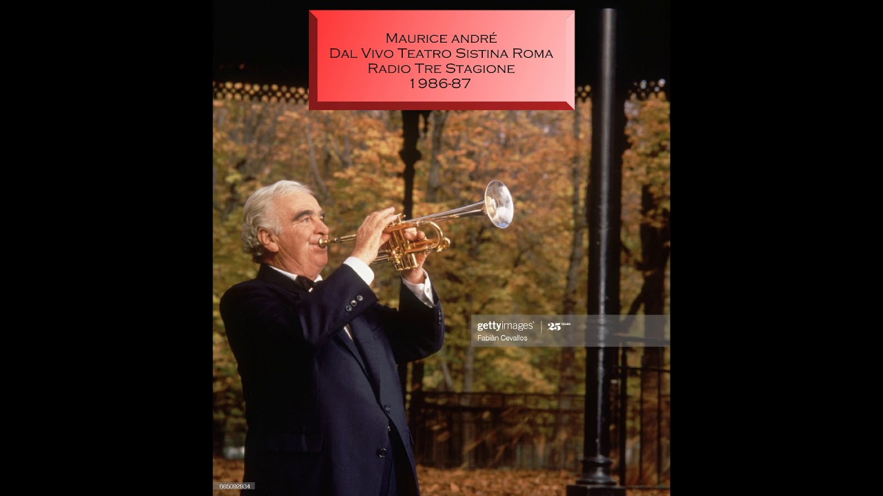 Maurice Andr&eacute; Dal Vivo Teatro Sistina Roma 1986/87 Radio Tre