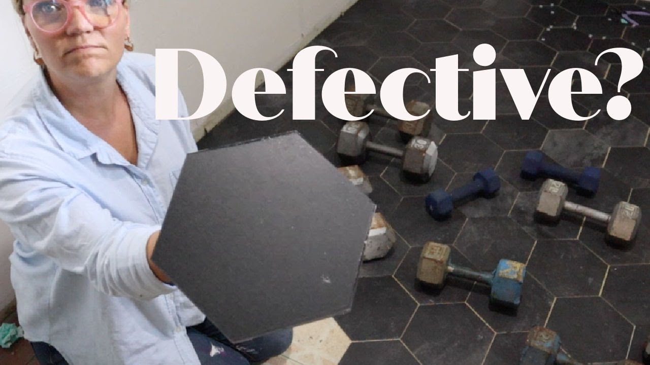 DIY grout-able peel and stick tile