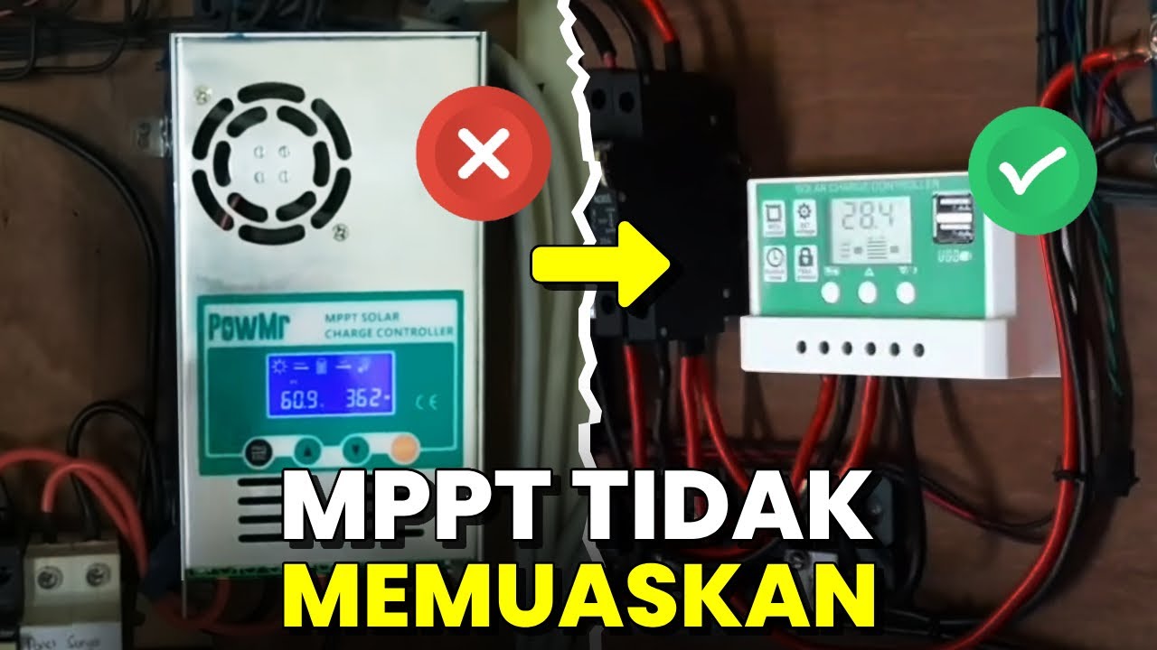Charger Aki / Baterai Harga Mahal Belum Tentu Maksimal❗ SCC PWM VS MPPT
