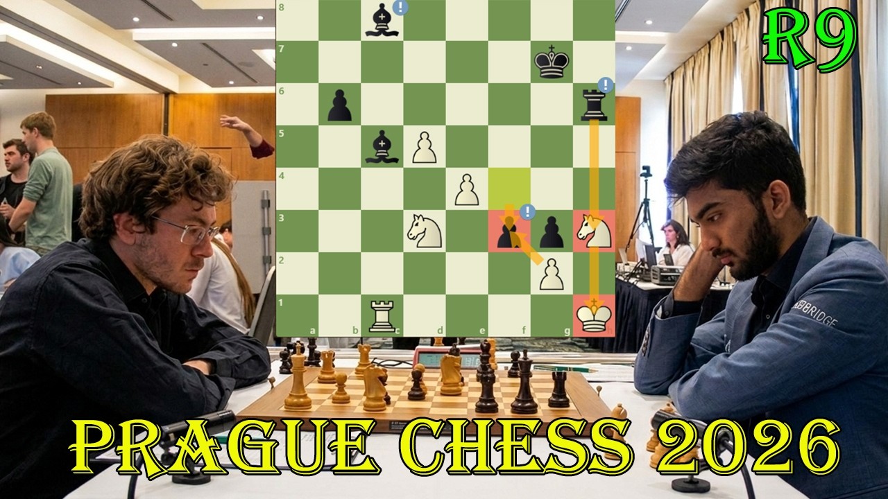 SUPER WIN!! David Anton vs Gukesh || Prague Chess 2026 - R9